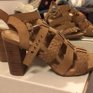 Franco Sarto strappy sandals with block heel